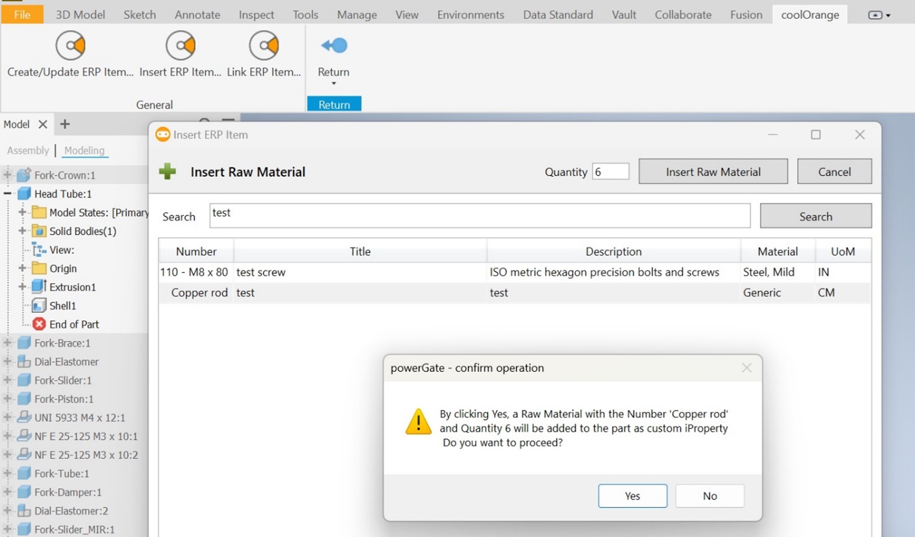 Handling Raw Materials in Drawings Title Block Parts List